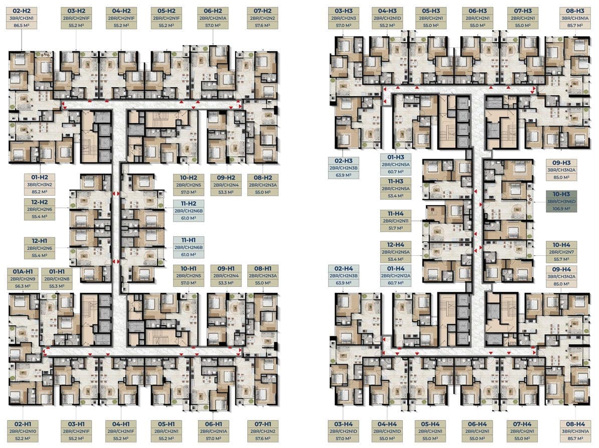 Mặt bằng Tầng 4