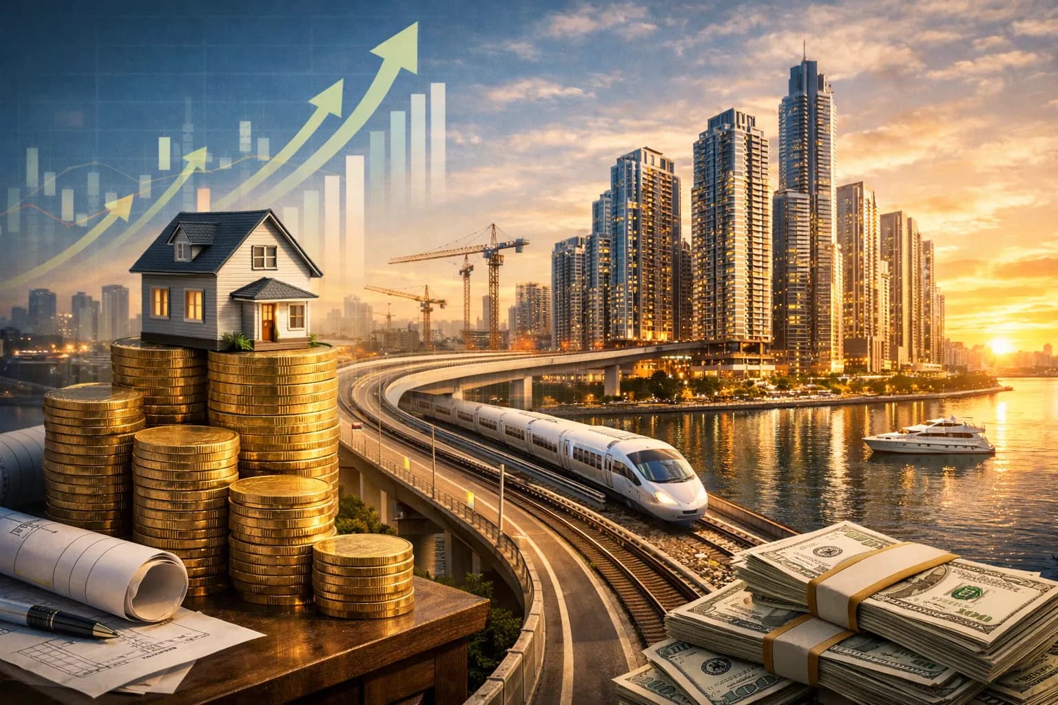 Lãi suất tăng, hạ tầng bứt tốc, dòng vốn đổ mạnh: Đây có phải là lúc nên sở hữu bất động sản giá trị thực