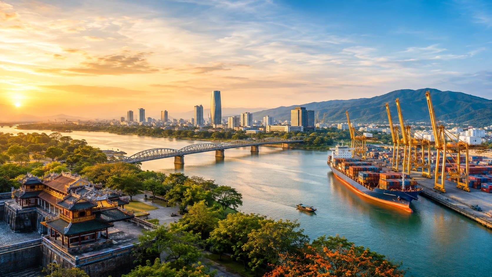 Kinh tế Huế 8 tháng 2026: Du lịch, xuất khẩu cùng bứt tốc